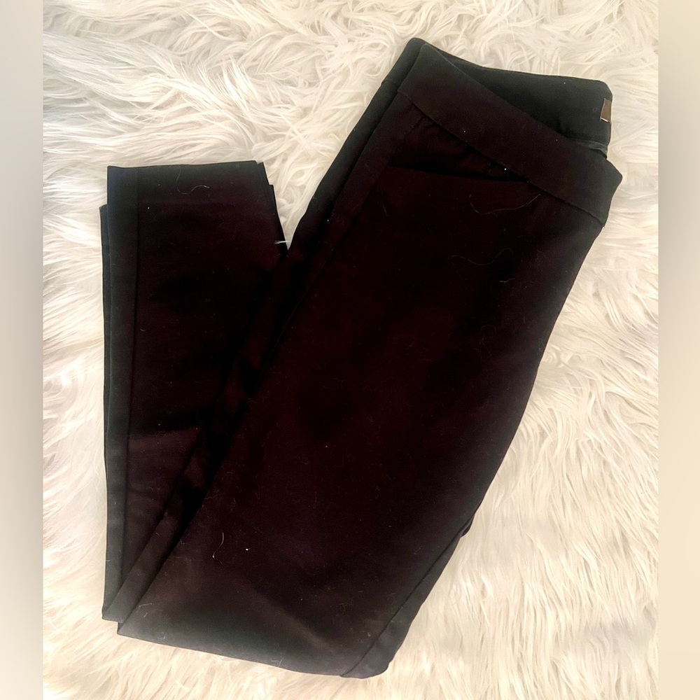 Crosby Black Cropped Cotton Trousers! Sz 4!